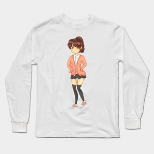 Pony-Tail Girl Long Sleeve T-Shirt